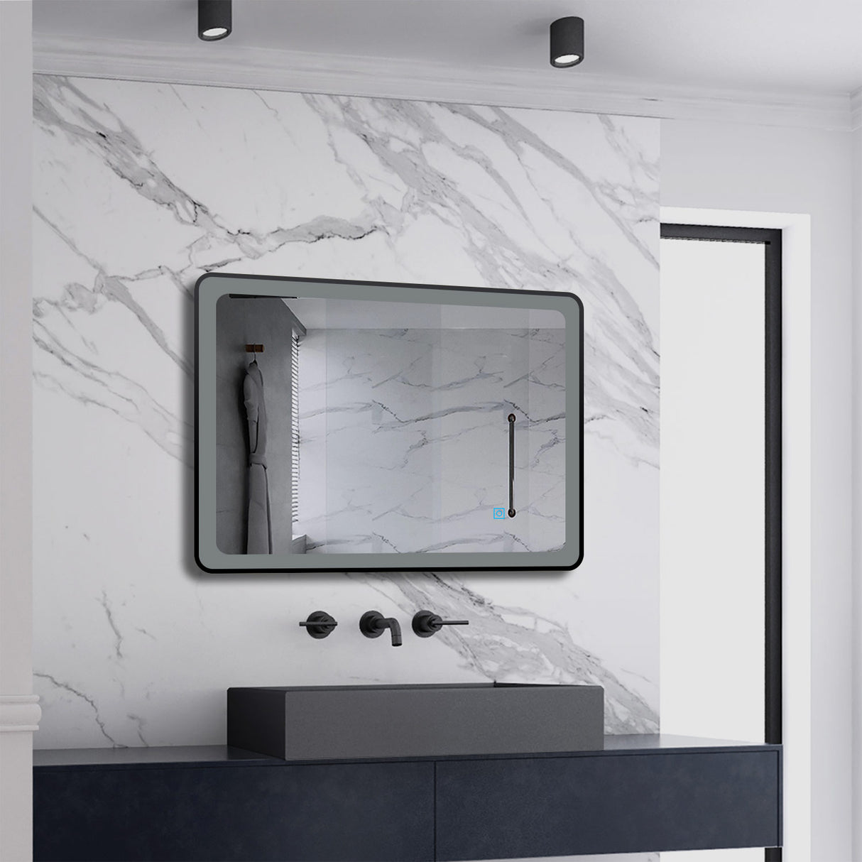 Modern Splash Led Mirror- BM-HDFK1502H