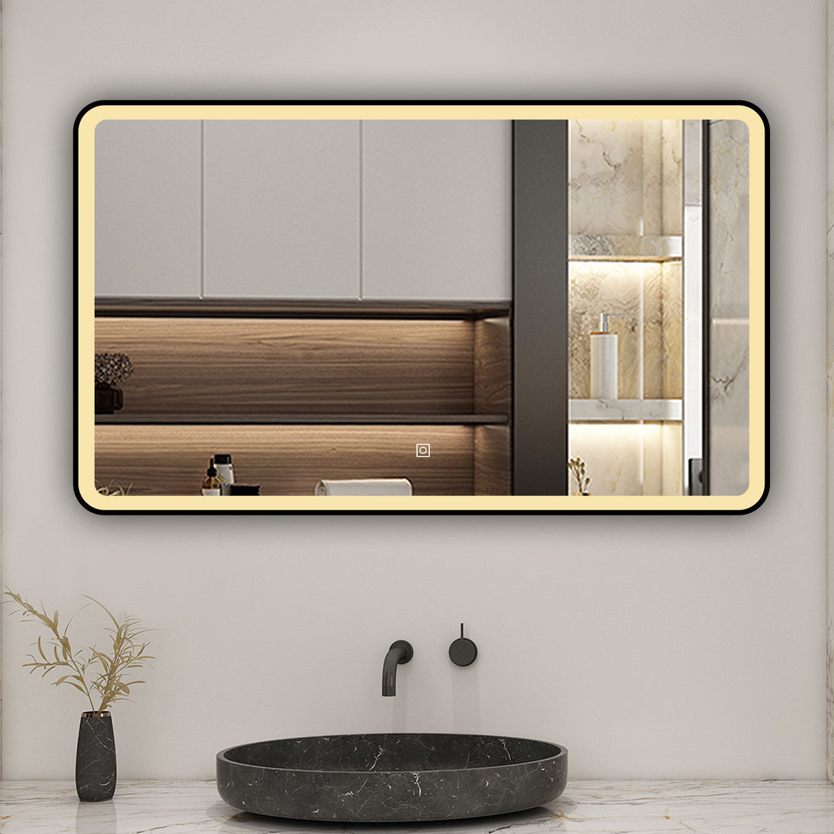 Modern Splash Led Mirror- BM-HDFK1505H