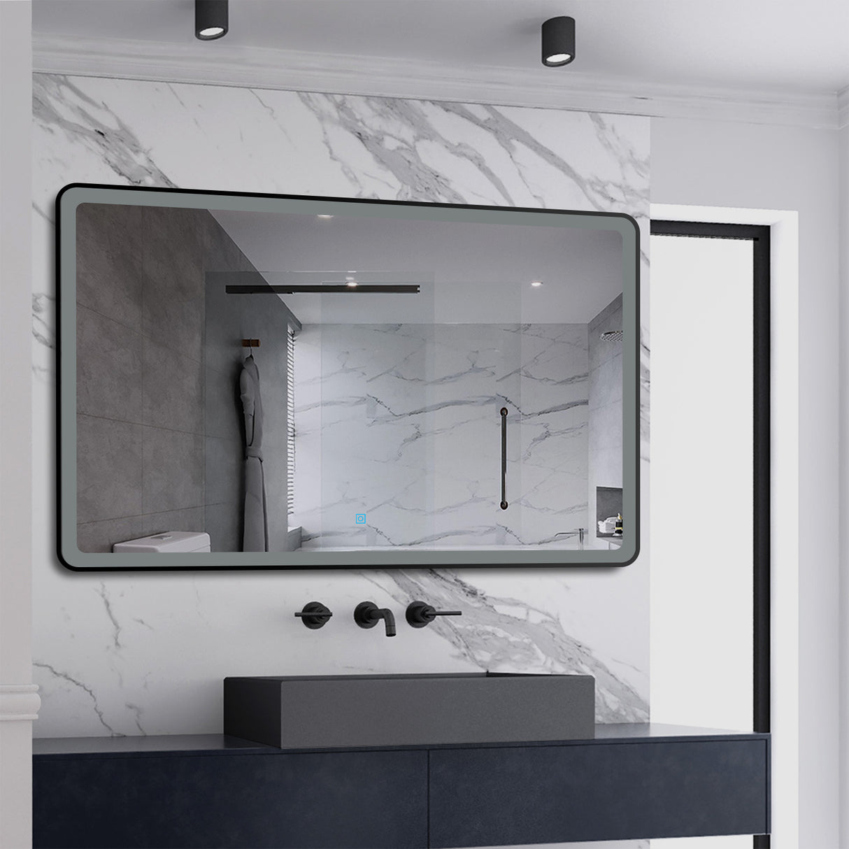 Modern Splash Led Mirror- BM-HDFK1506H