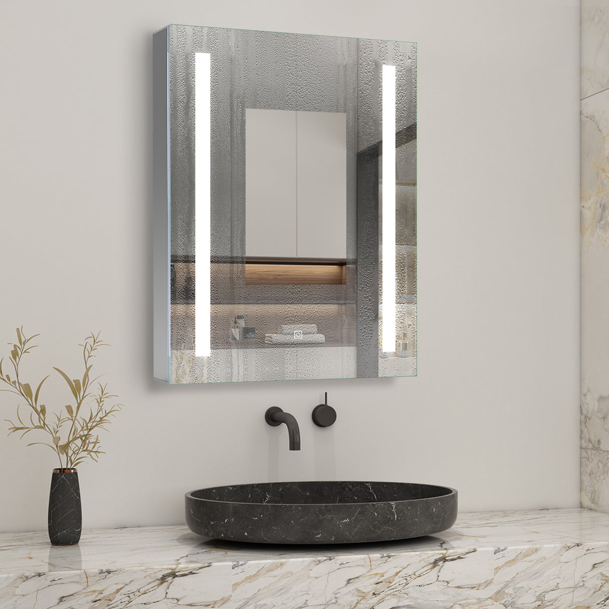 Modern Splash Led Mirror- BM-HDHY01