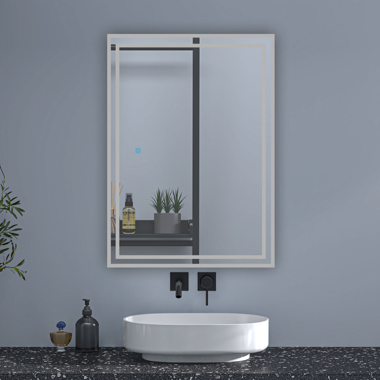 Modern Splash Led Mirror- BM-HDS1402