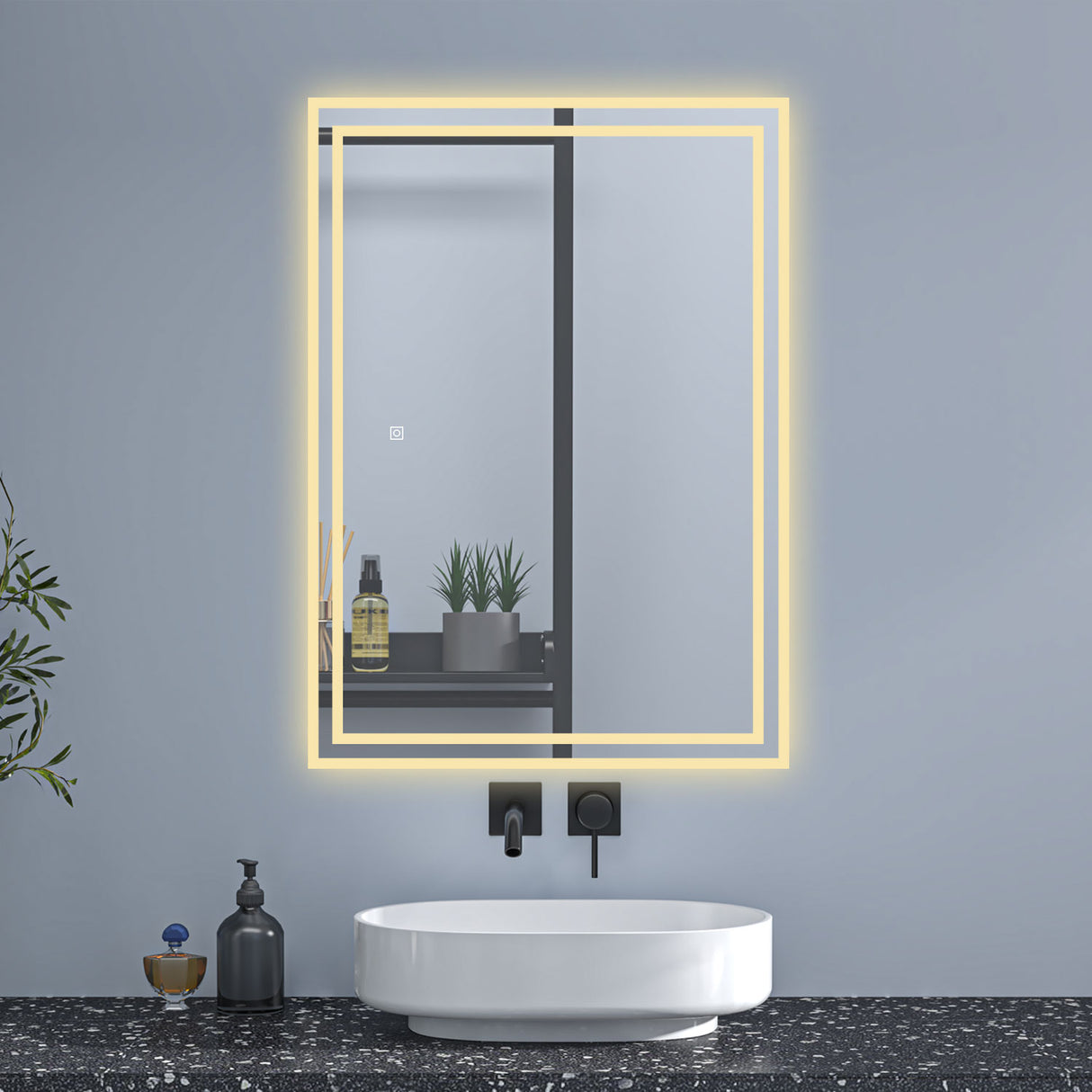 Modern Splash Led Mirror- BM-HDS1402TX
