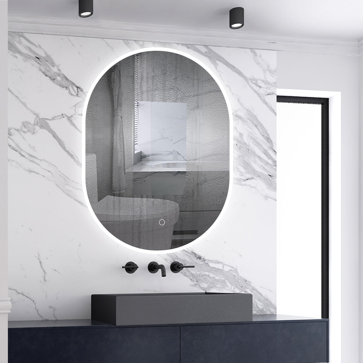 Modern Splash Led Mirror- BM-PD10