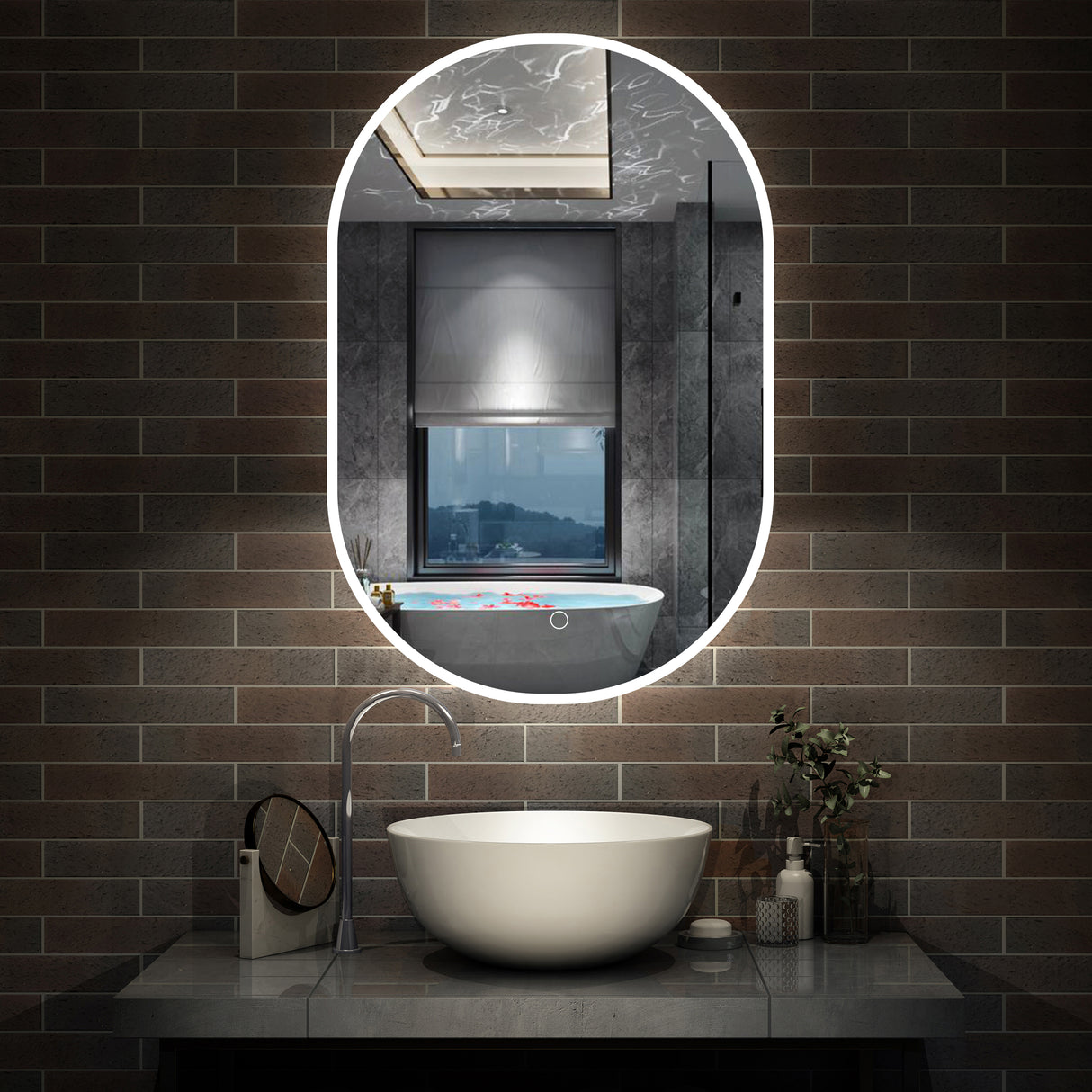 Modern Splash Mirror- BM-PD11