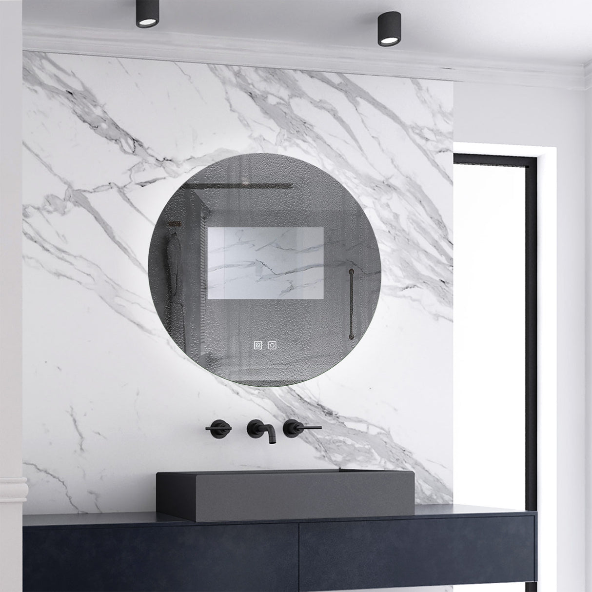 Modern Splash Led Mirror- BM-1905
