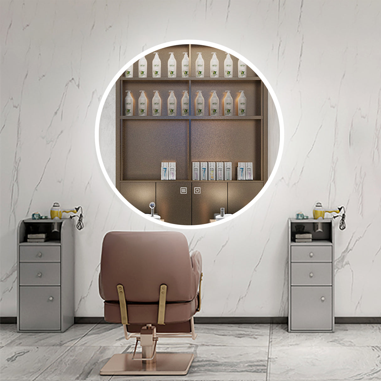 Modern Splash Led Mirror- BM-HD1704BS