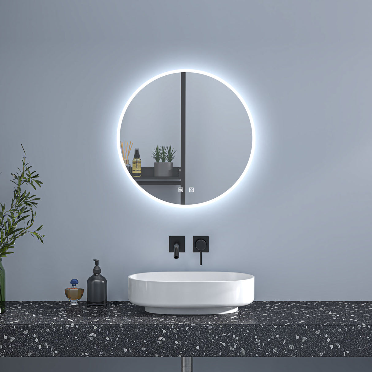 Modern Splash Led Mirror- BM-HD1704BS