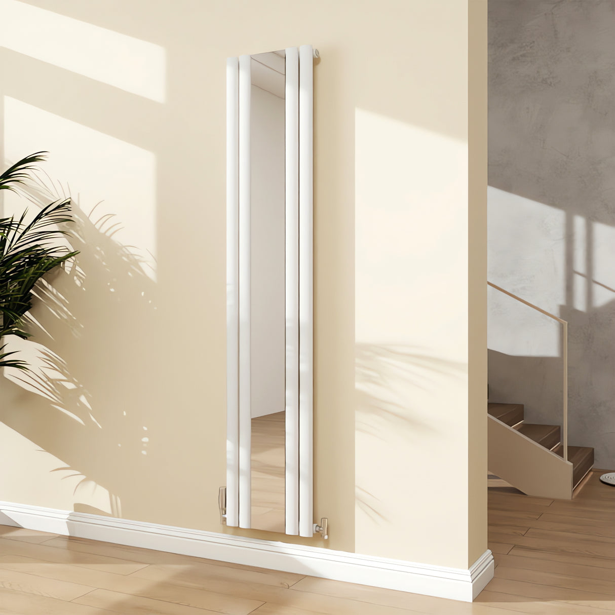 Modern-splash-oval-column-mirror-radiator-NZM18-4-1T