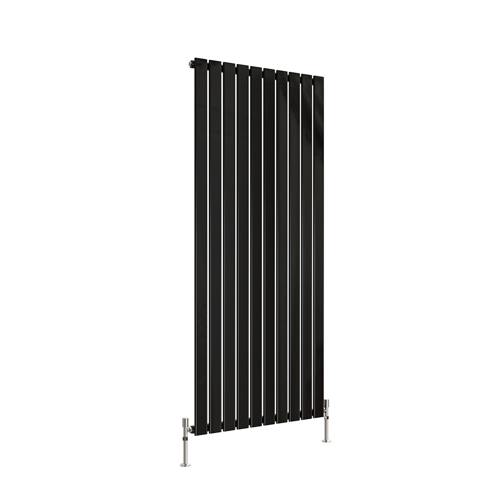 Modern Splash Flat Panel Black Radiator FP16-10-1K