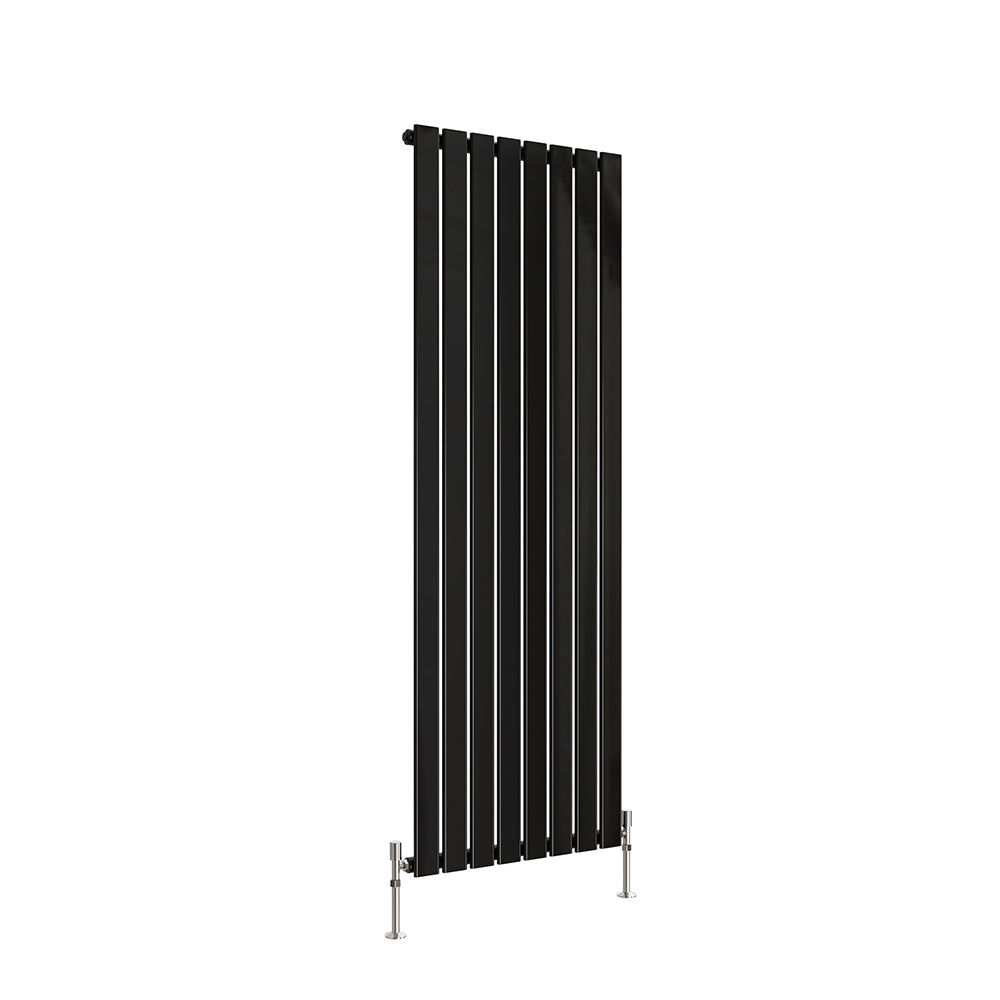 Modern Splash Flat Panel Black Radiator FP16-8-1K