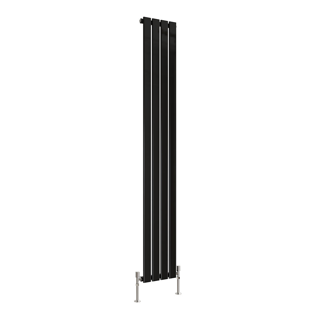 Modern Splash Flat Panel Black Radiator FP18-4-1K