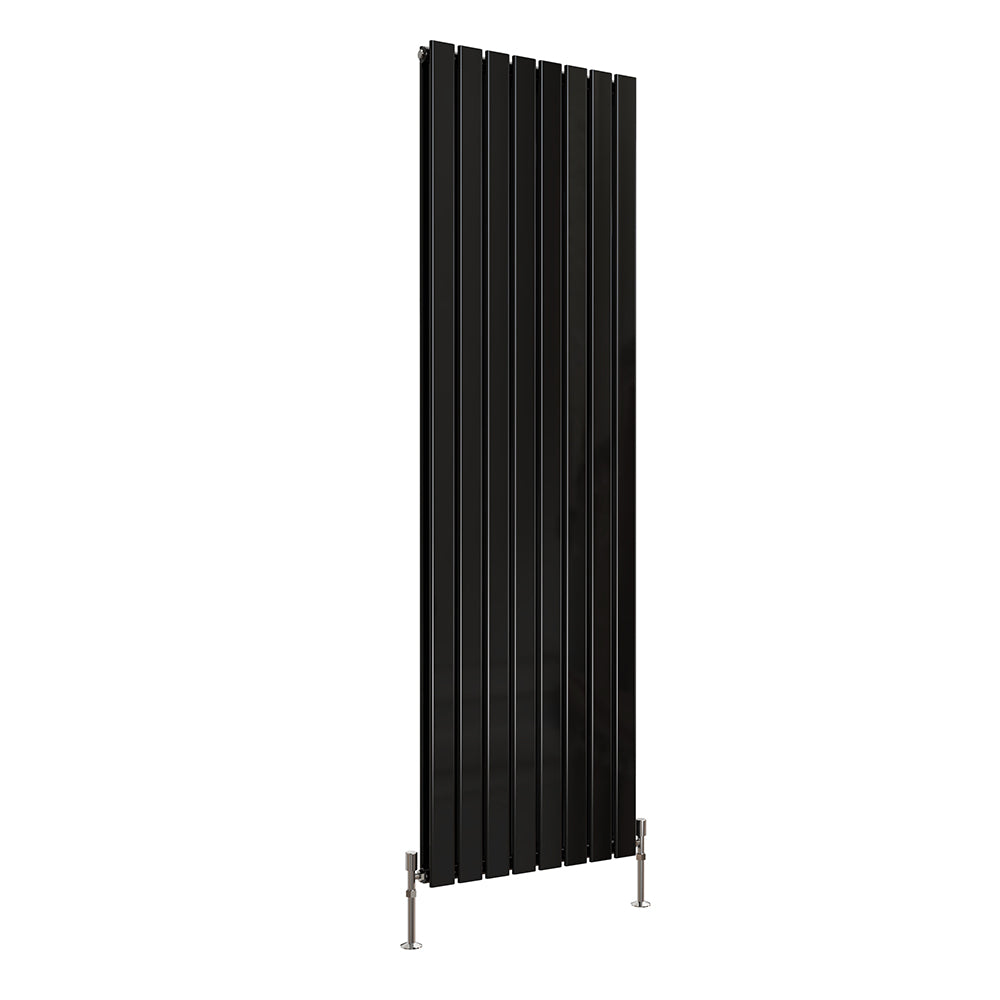 Modern Splash Flat Panel Black Radiator FP18-8-2K
