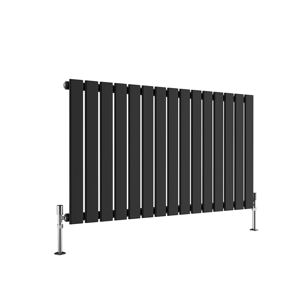 Modern Splash Flat Panel Black Radiator FP6-15-1K