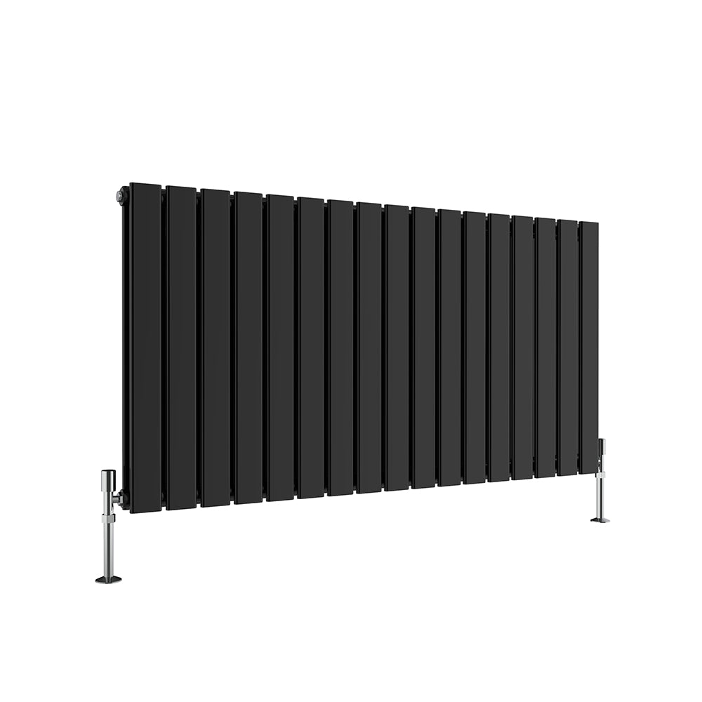 Modern Splash Flat Panel Black Radiator FP6-17-2K