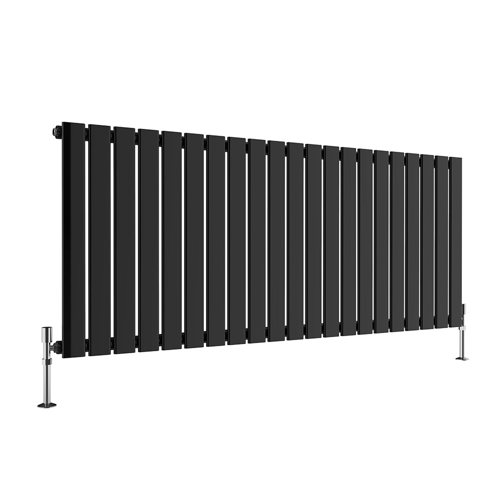 Modern Splash Flat Panel Black Radiator FP6-21-1K