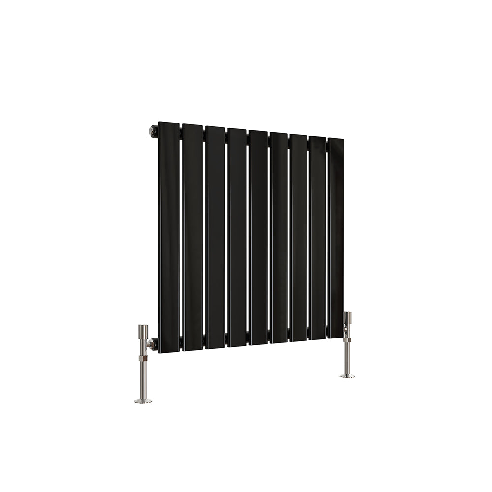 Modern Splash Flat Panel Black Radiator FP6-9-1K