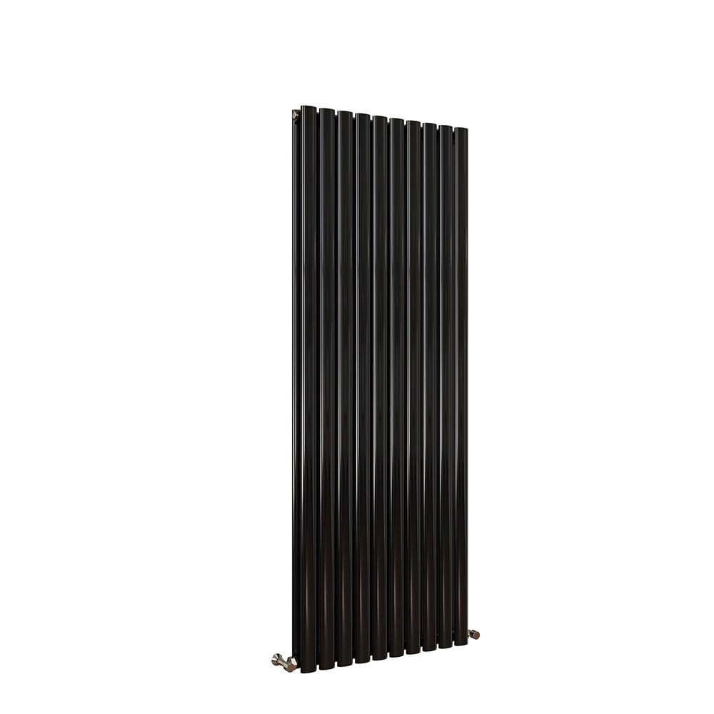 Modern Splash Oval Column Black Radiator NZ16-10-2K