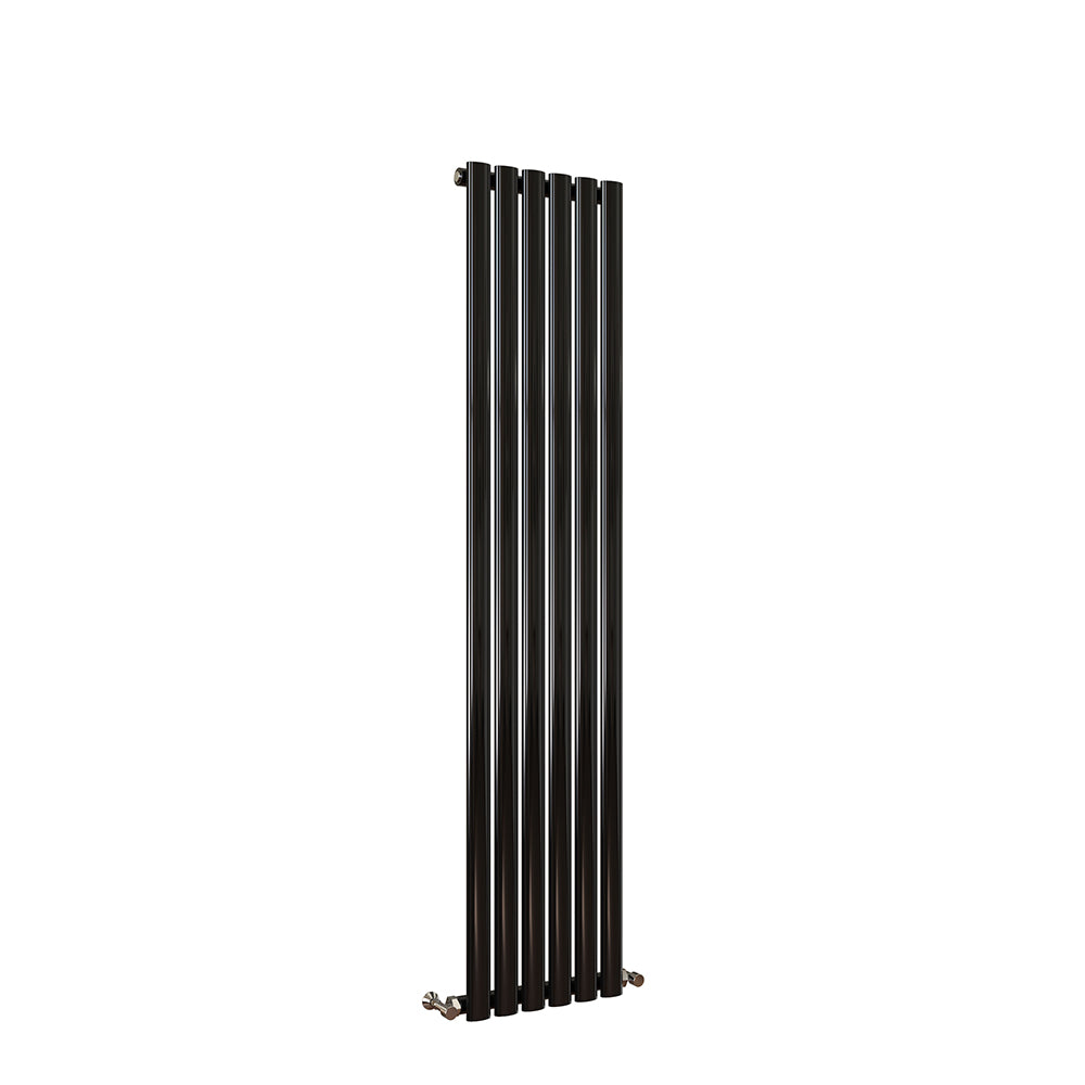 Modern Splash Oval Column Black Radiator NZ16-6-1K