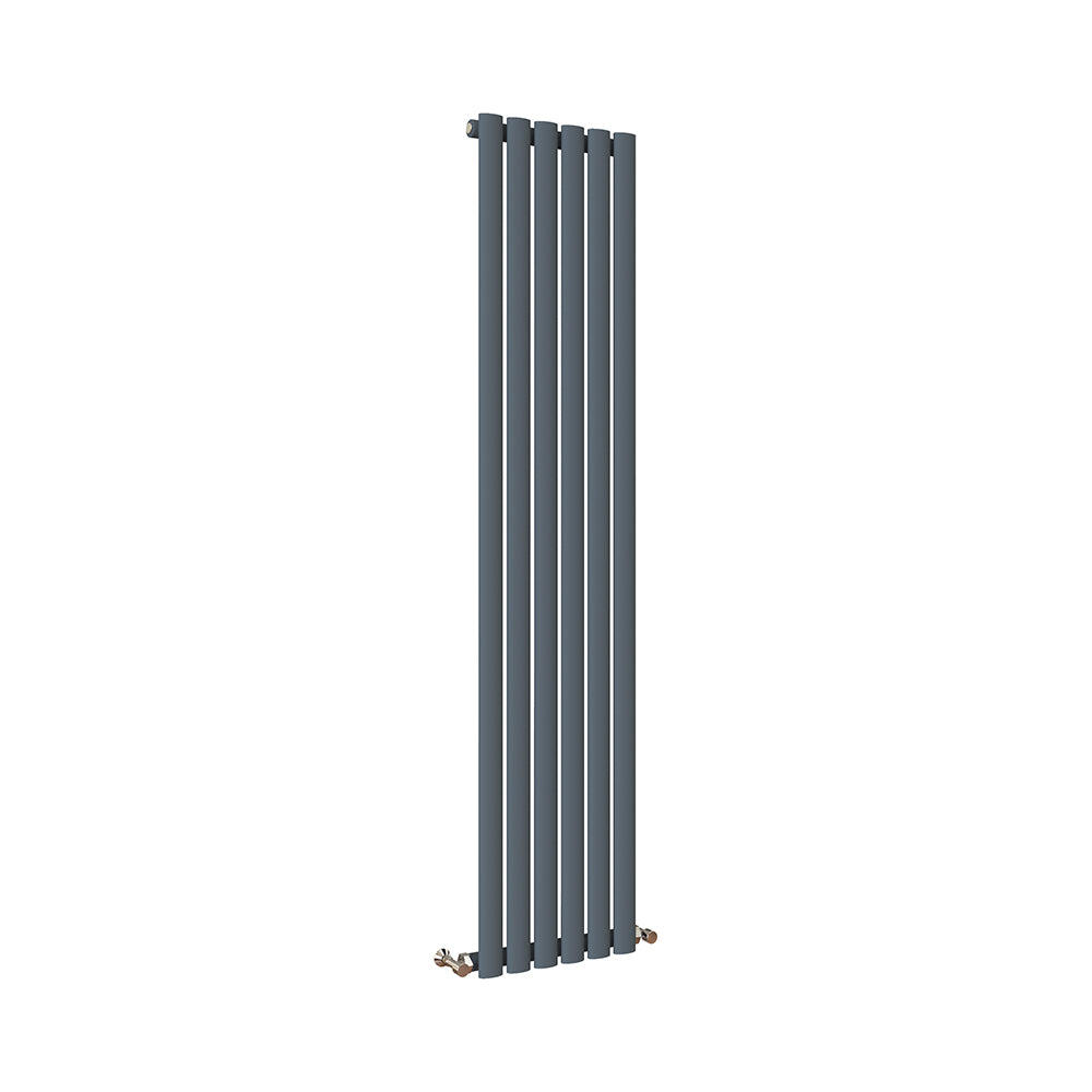 Modern Splash Oval Column Anthracite Radiator NZ16-6-1N