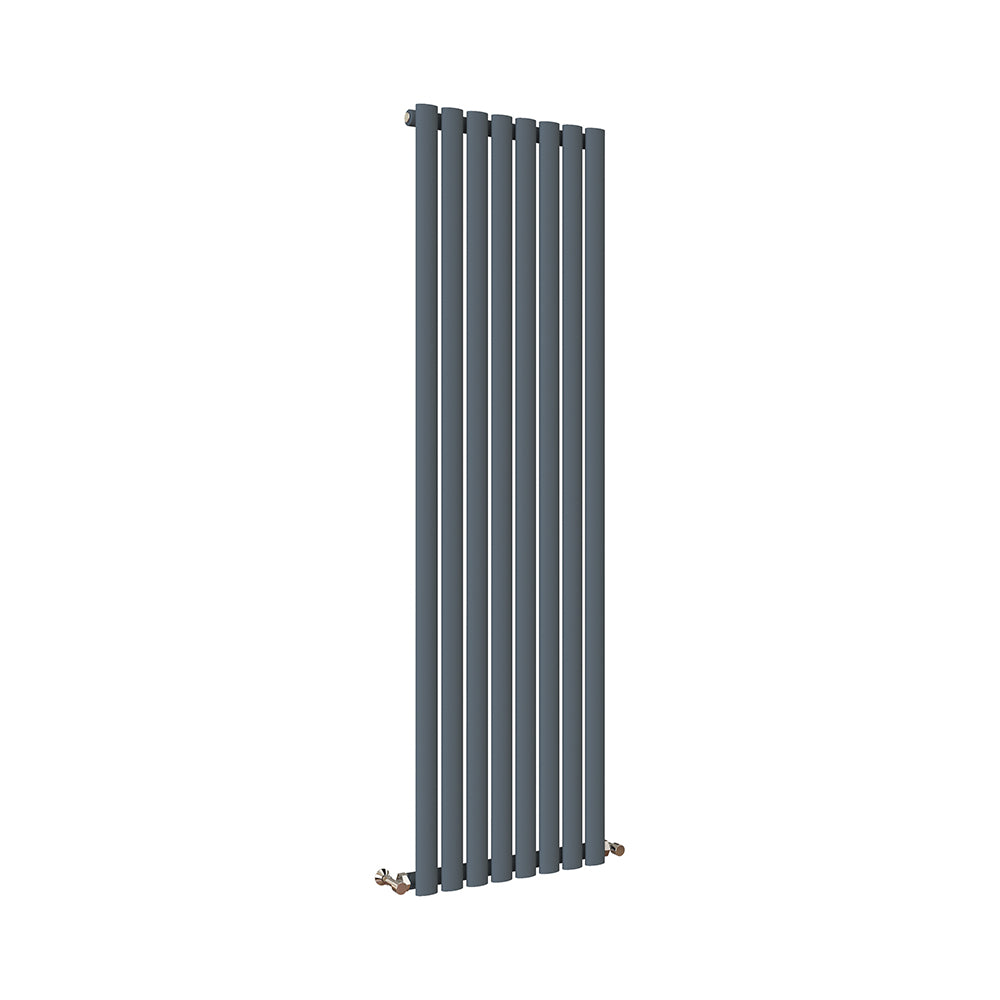Modern Splash Oval Column Anthracite Radiator NZ16-8-1N