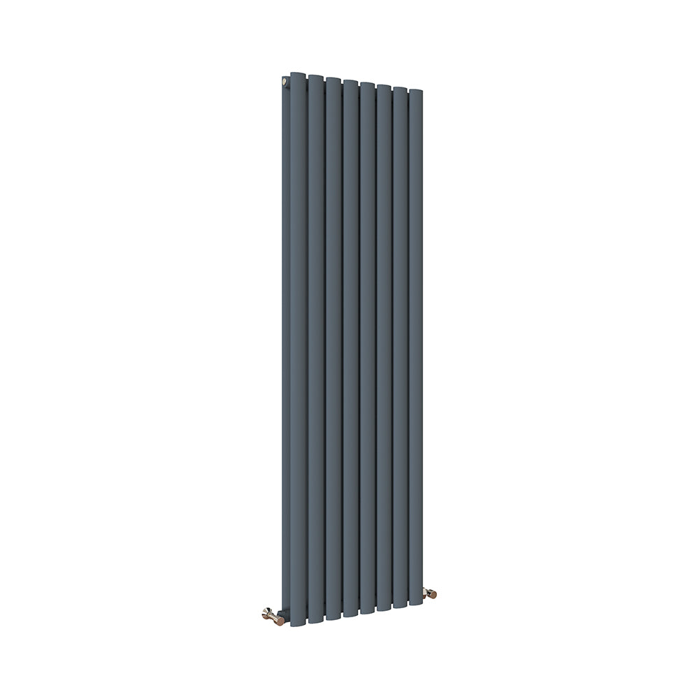 Modern Splash Oval Column Anthracite Radiator NZ16-8-2N