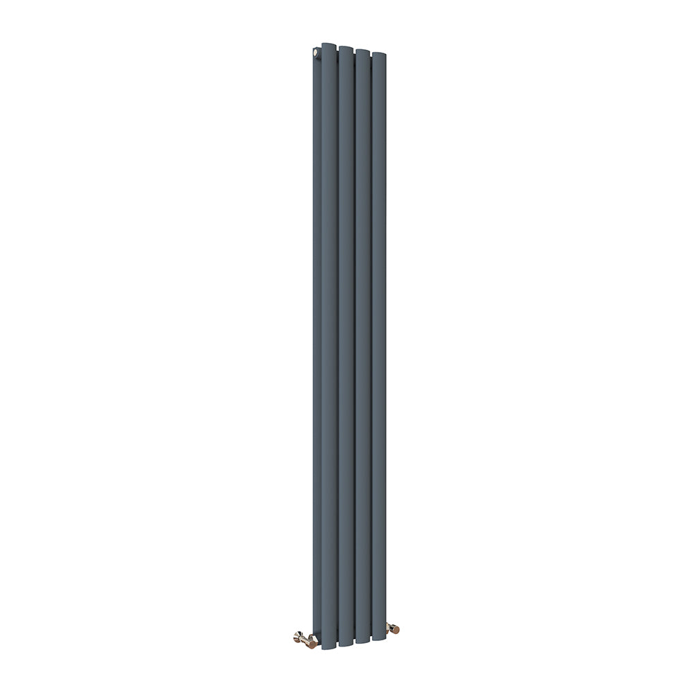 Modern Splash Oval Column Anthracite Radiator NZ18-4-2N