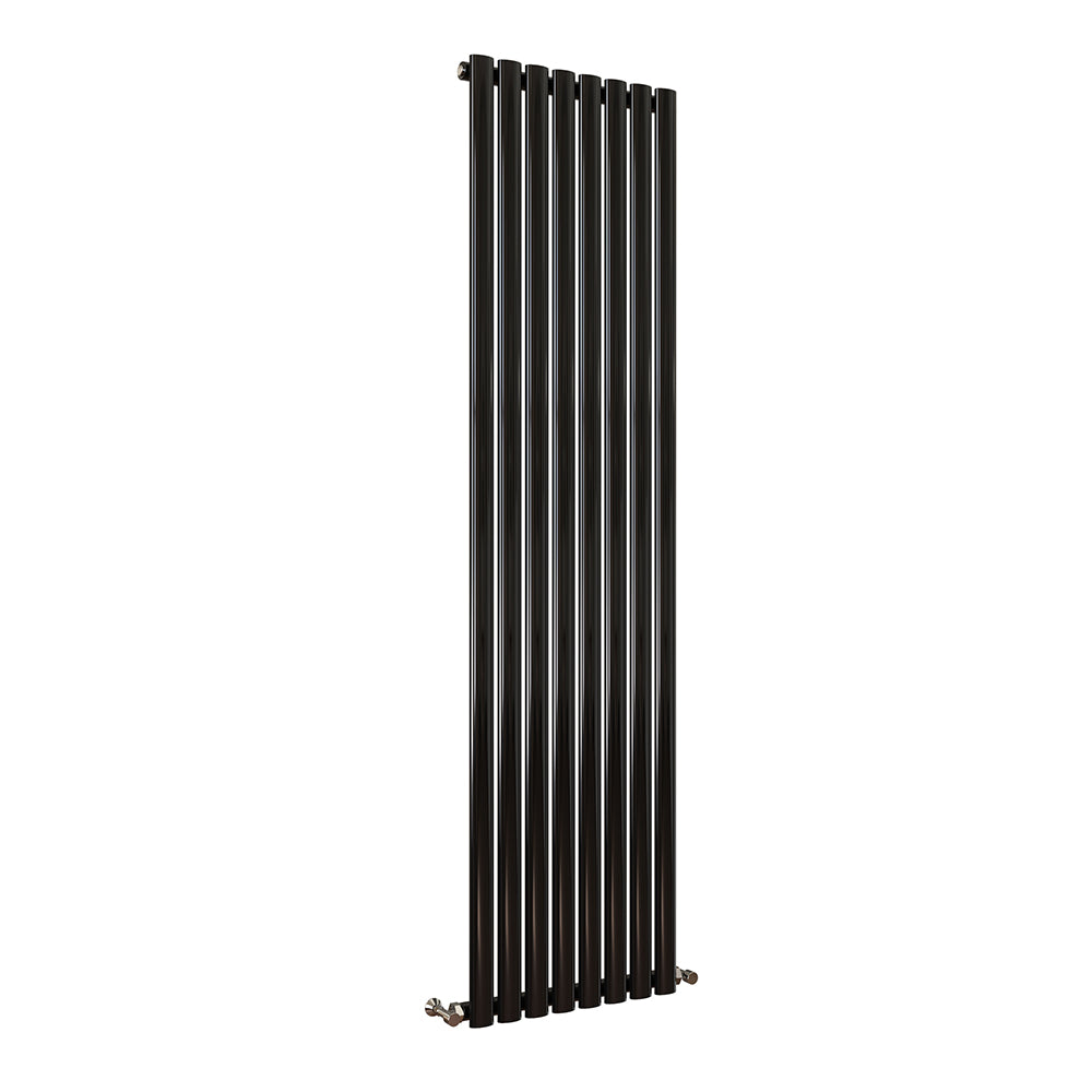 Modern Splash Oval Column Black Radiator NZ18-8-1K