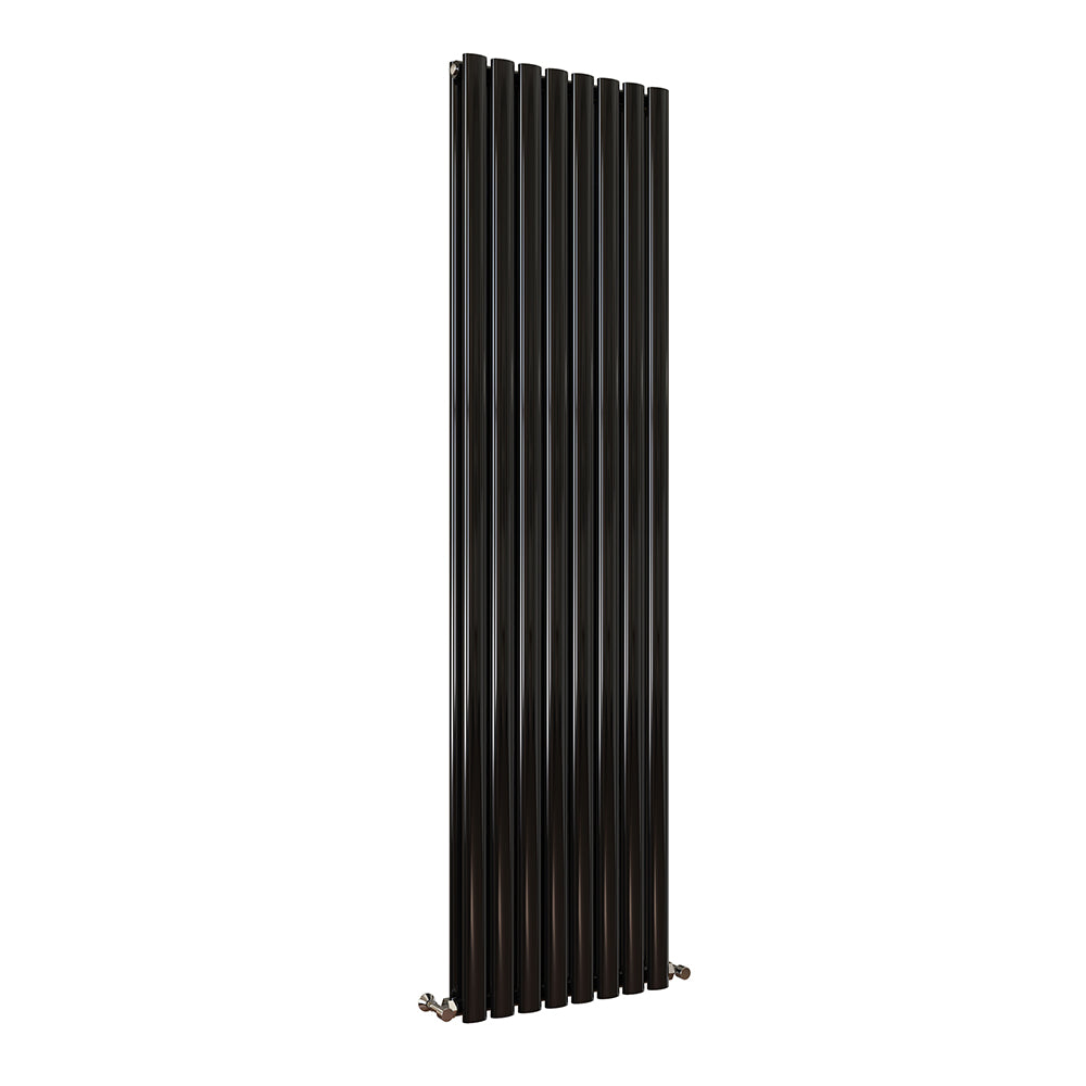 Modern Splash Oval Column Black Radiator NZ18-8-2K