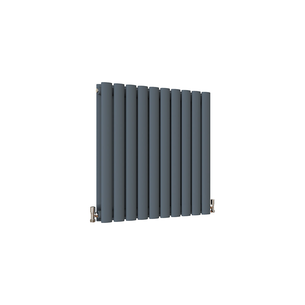 Modern Splash Oval Column Anthracite Radiator NZ6-10-2N