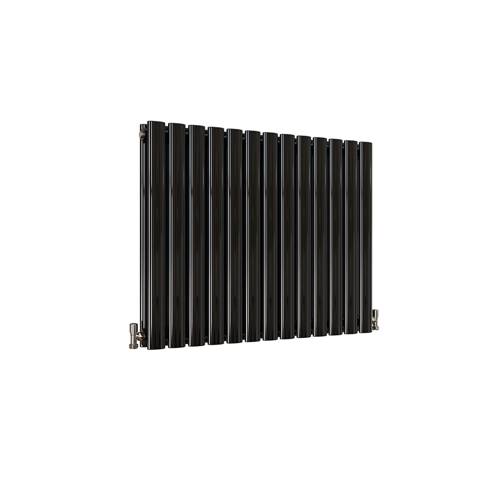 Modern Splash Oval Column Black Radiator NZ6-13-2K