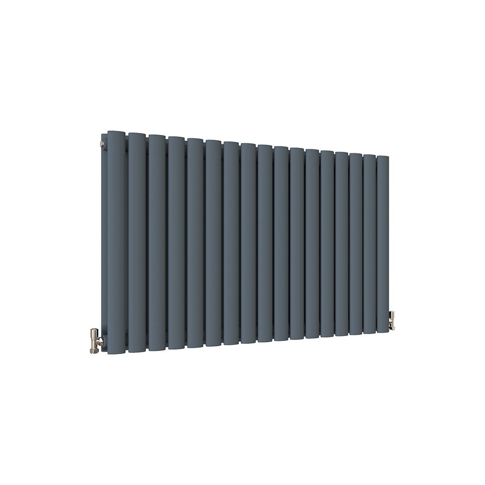 Modern Splash Oval Column Anthracite Radiator NZ6-17-2N