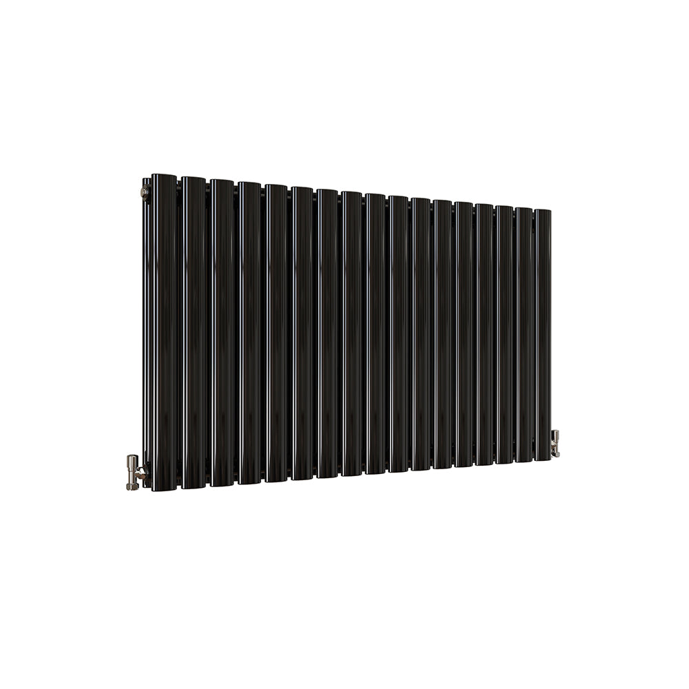 Modern Splash Oval Column Black Radiator NZ6-17-2K