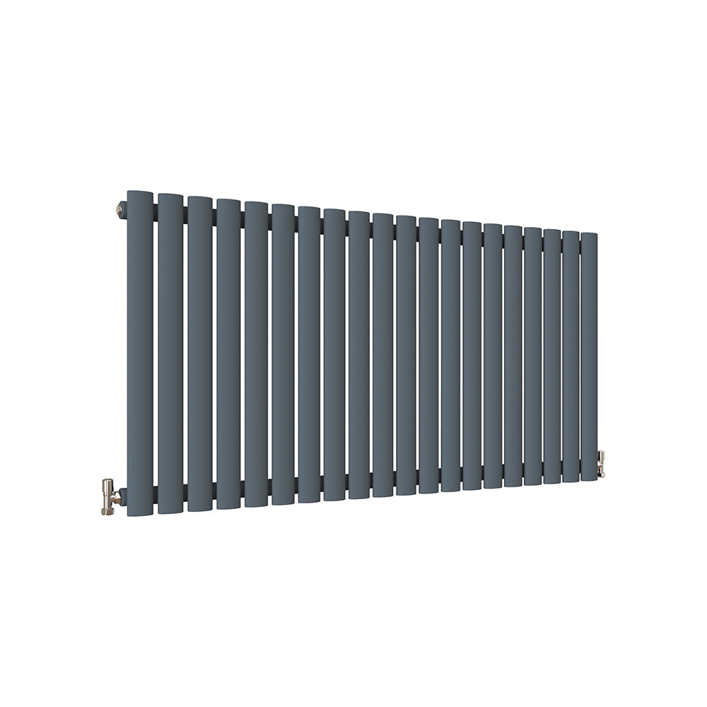 Modern Splash Oval Column Anthracite Radiator NZ6-20-1N