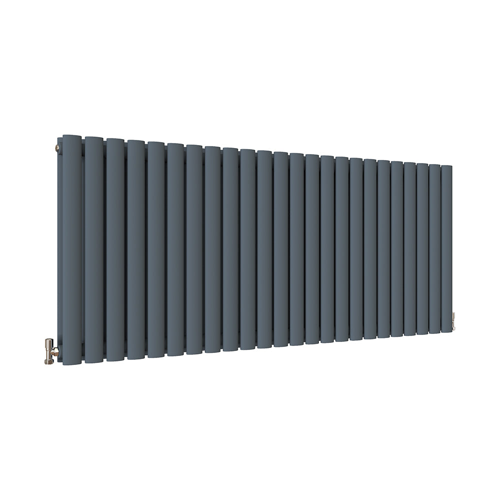 Modern Splash Oval Column Anthracite Radiator NZ6-24-2N