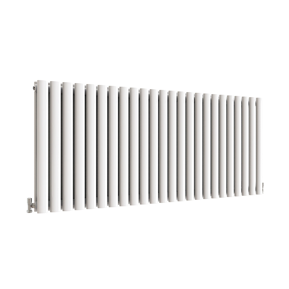 Modern Splash Oval Column White Radiator NZ6-24-2T
