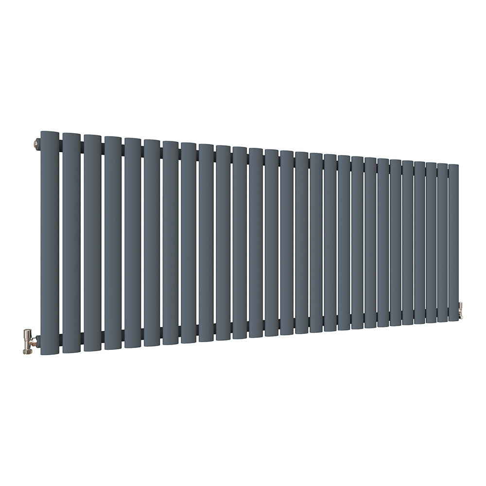 Modern Splash Oval Column Anthracite Radiator NZ6-27-1N