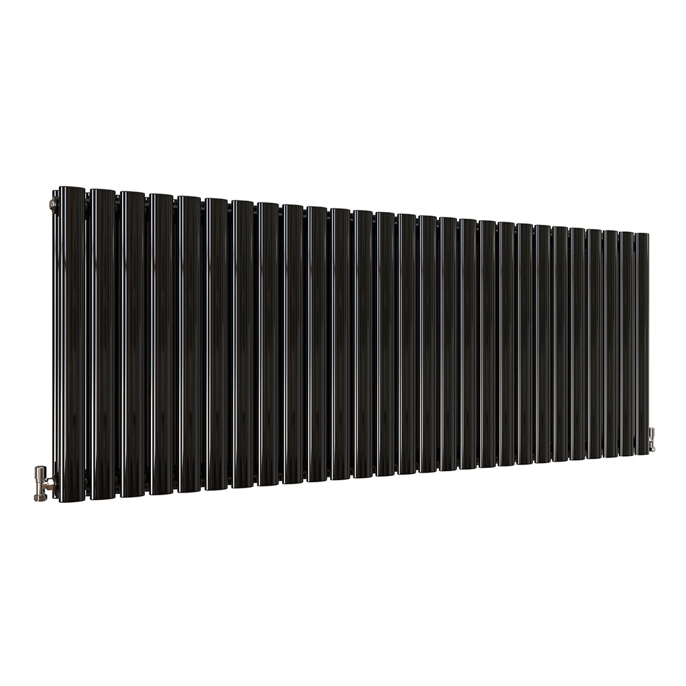 Modern Splash Oval Column Black Radiator NZ6-27-2K