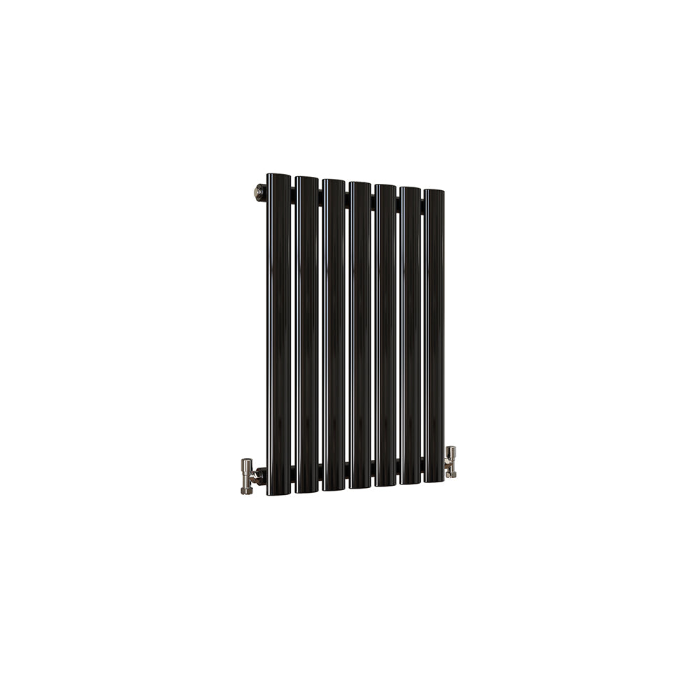 Modern Splash Oval Column Black Radiator NZ6-7-1K