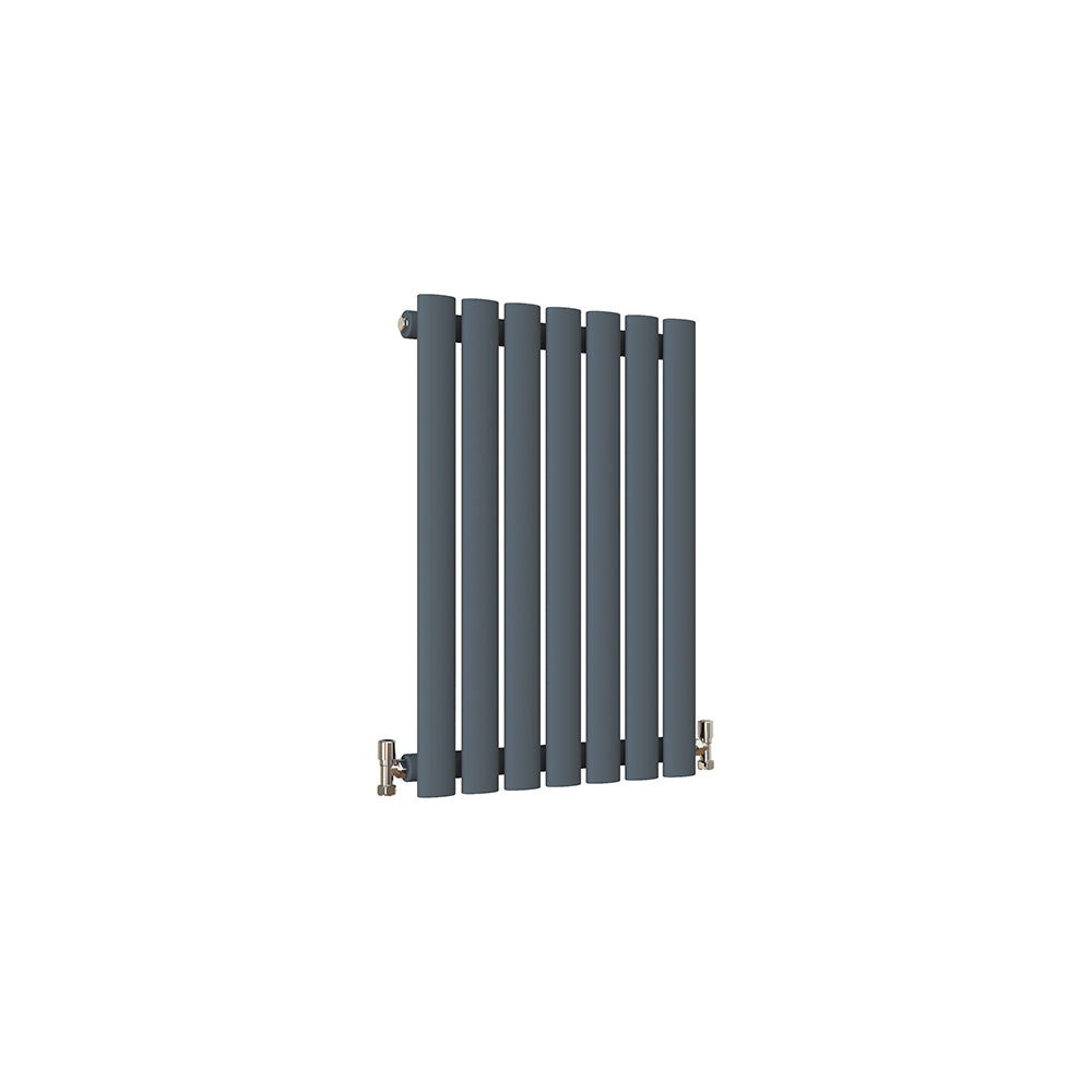Modern Splash Oval Column Anthracite Radiator NZ6-7-1N
