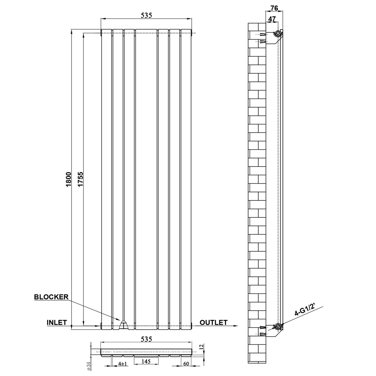 Modern-splash-flat-panel-mirror-radiator-dimensions-FPM18-6-1
