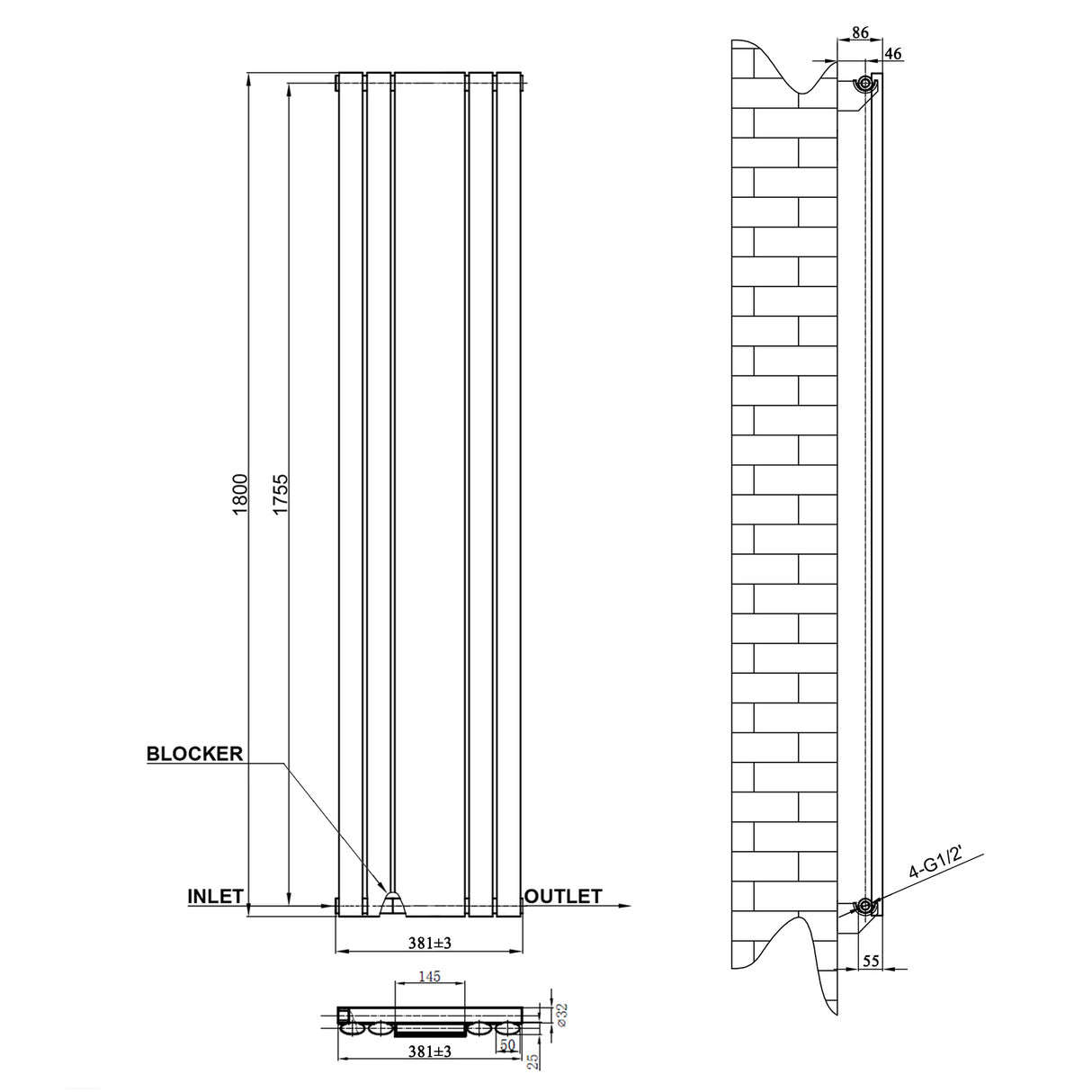 Modern-splash-oval-column-mirror-radiator-NZM18-4-1