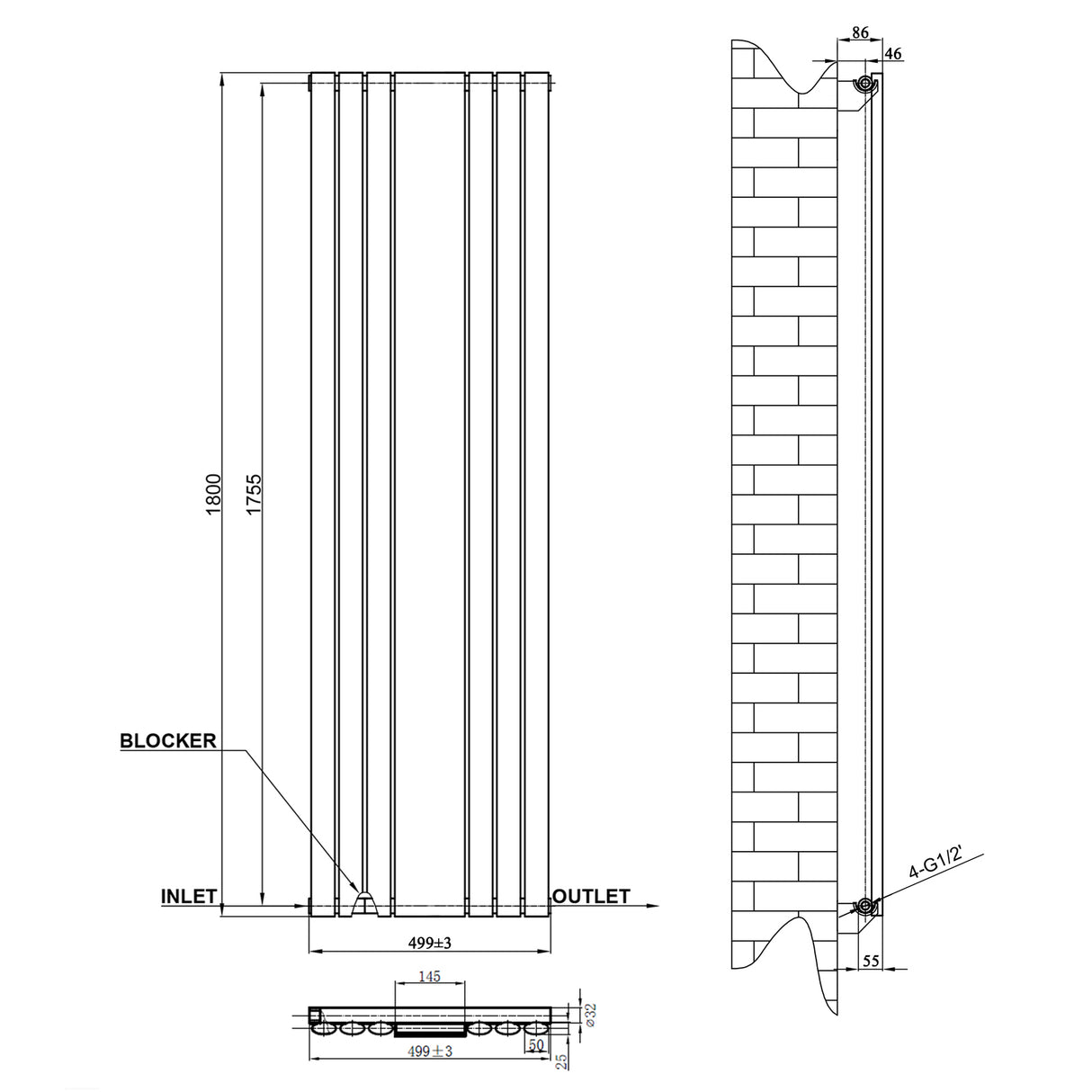 Modern-splash-oval-column-mirror-radiator-dimensions-NZM18-6-1