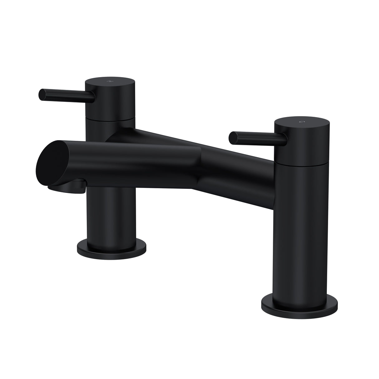 Modern Splash choice Navala Matt Black Bath Filler