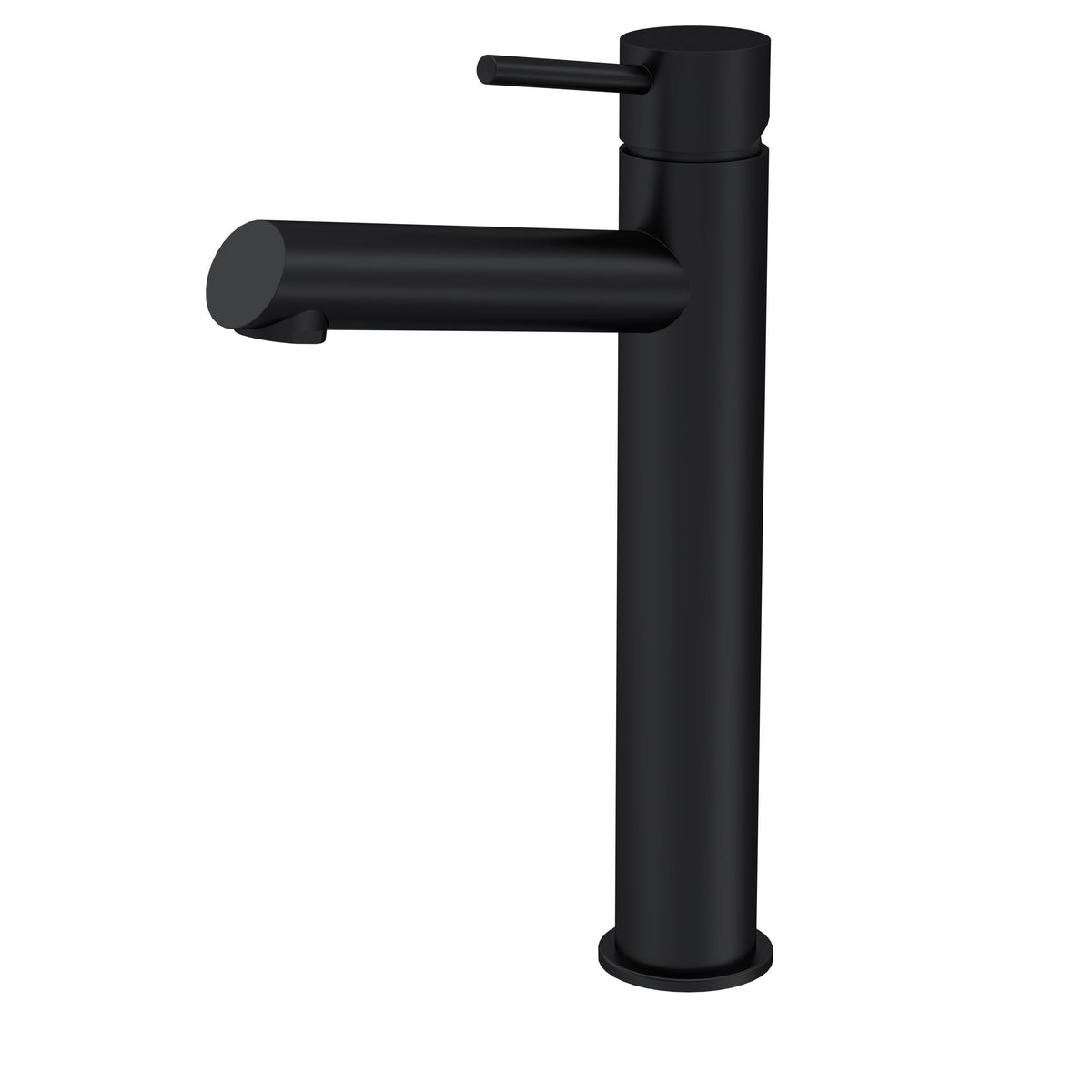 Modern Splash choice Navala Matt Black High Rise Mono Basin Mixer