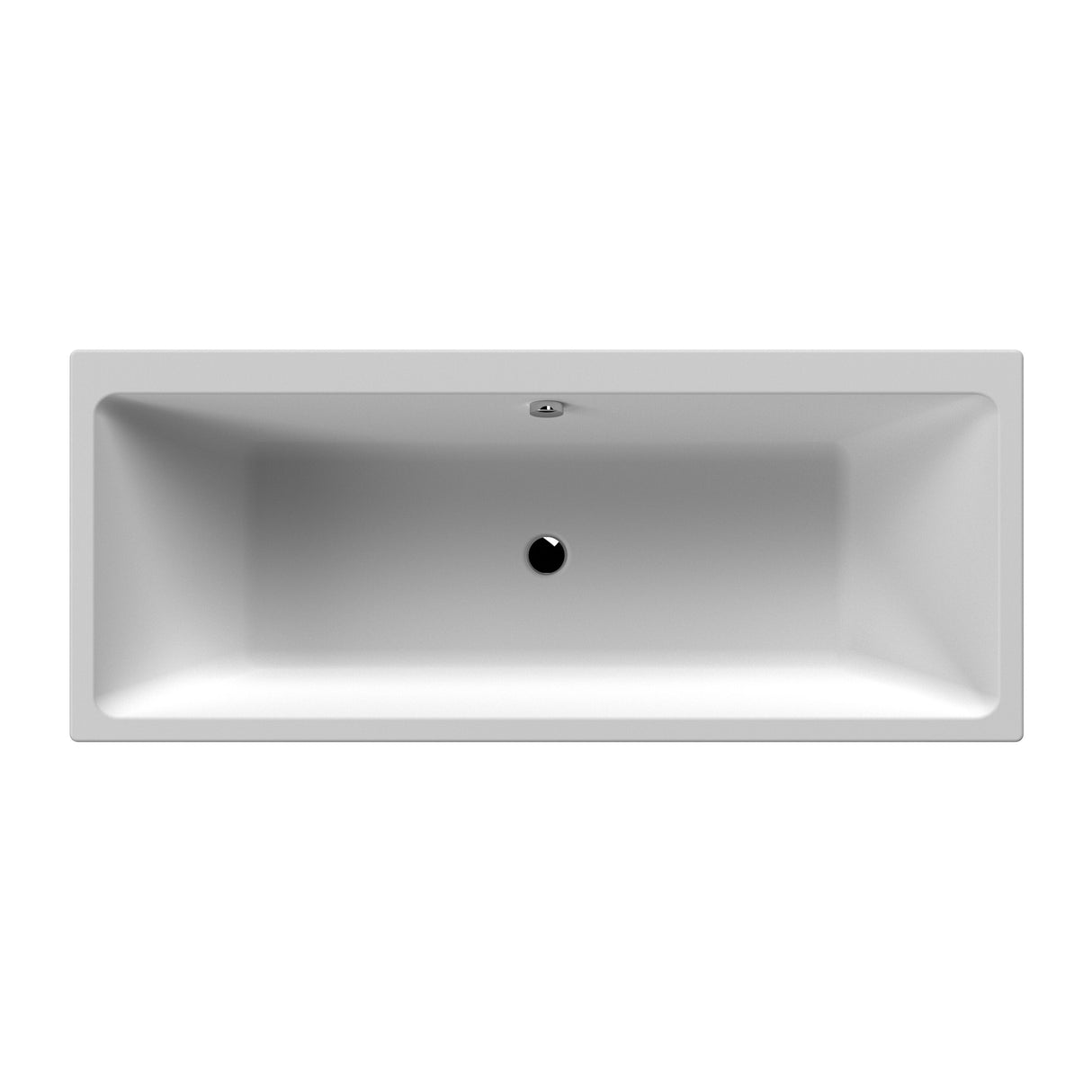 Modern Splash Thin Edge 1800mm x 800mm Square Double Ended Bath With Legs