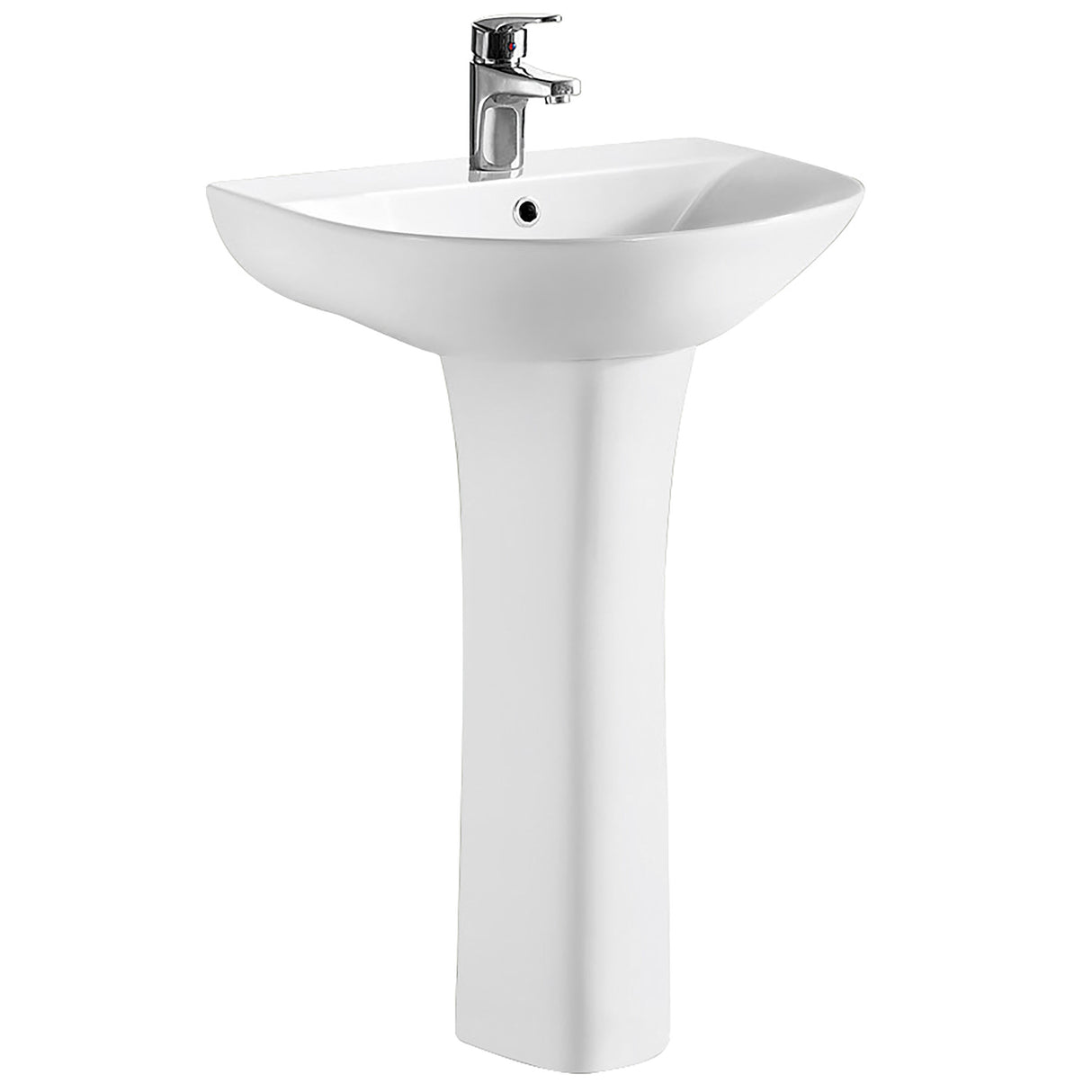 Modern Splash Freya 1 Tap Hole 550mm Ceramic Basin