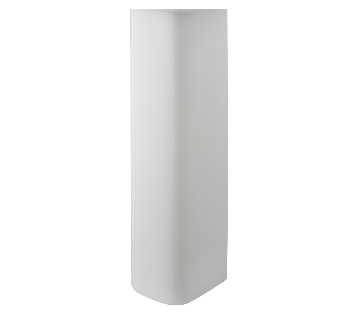 Modern Splash Ava White Contemporary Full Pedestal