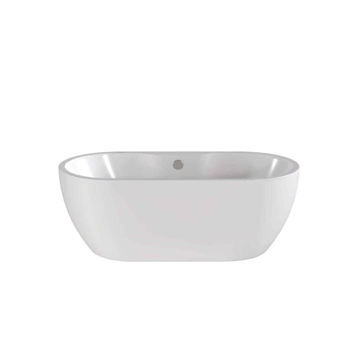 Modern Splash Continuum 1555mm Freestanding Boat Bath With Legs