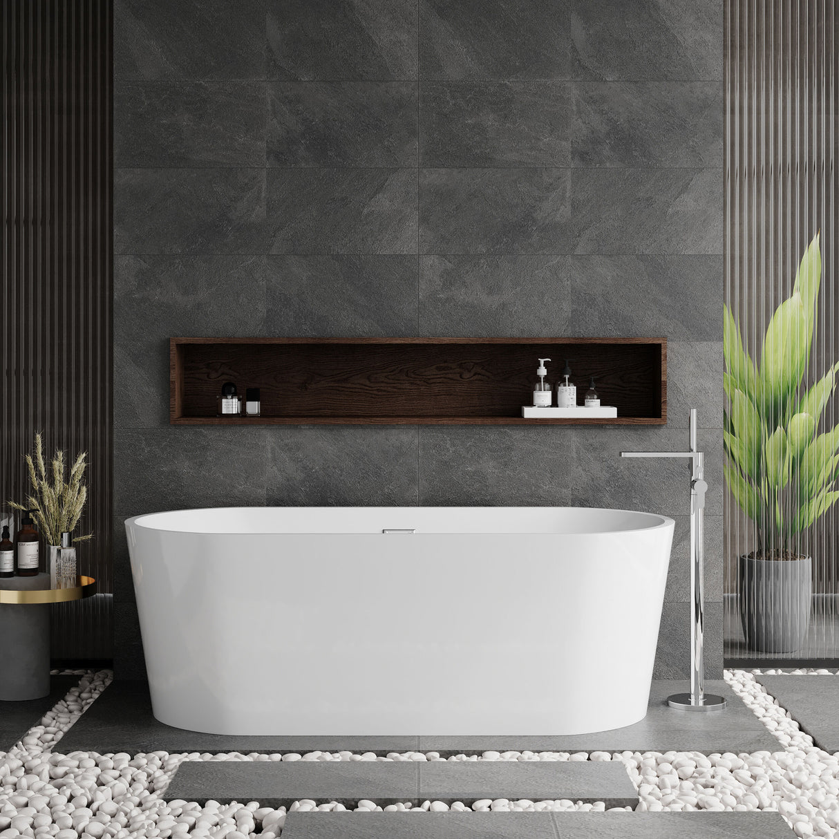 Modern Splash Forever 1700mm Freestanding Bath With Legs And Waste