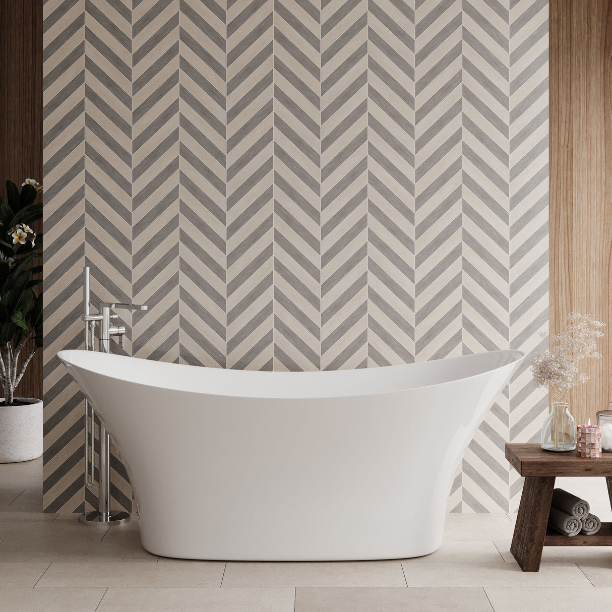 Modern Splash Epoch 1700mm Freestanding Bath With Legs And Waste